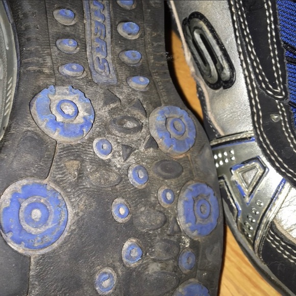 Skechers Boys Size 2 Play Shoes GUC slip on boy - Picture 5 of 5